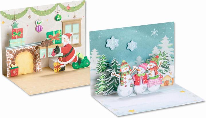 Produktbild Folia Weihnachtskarten-Set (2 Stk.)
