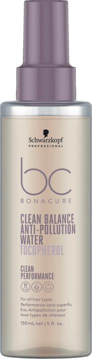 Schwarzkopf BC Clean Balance - Anti-Pollution Water (150 ml, Flüssiges Shampoo)