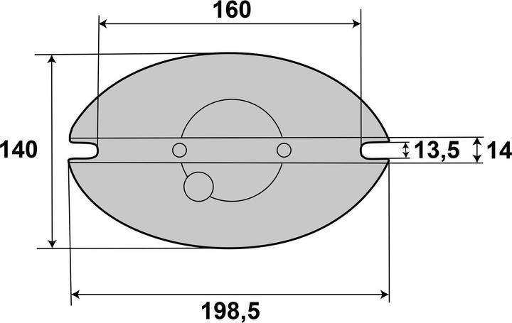 Produktbild Paulimot 2-Achsen Maschinenschraubstock 75 mm Backenbreite 360° drehbar (75 mm)