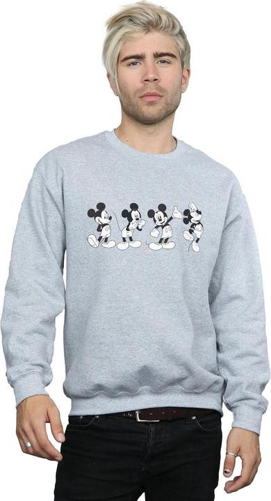 Actual product image Disney Mens Mickey Mouse Four Emotions Sweatshirt (M)