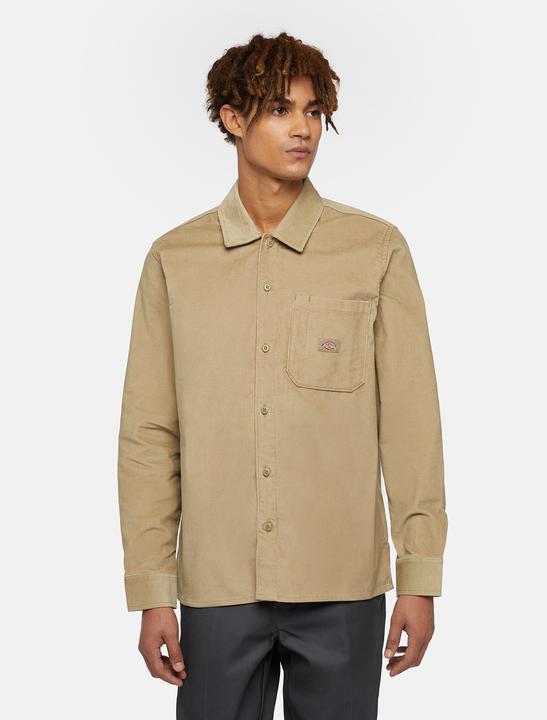 Produktbild The Dickies Corduroy Shirt Ls Khaki (S)