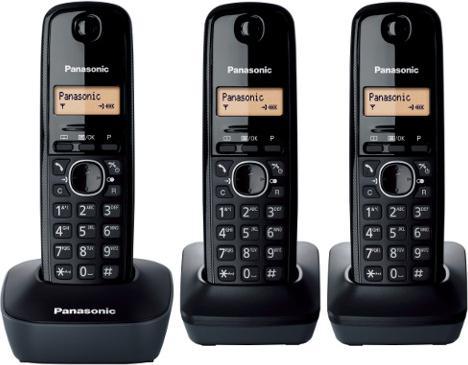 Panasonic KX-TG1613 DECT-telefoon nummerherkenning Zwart