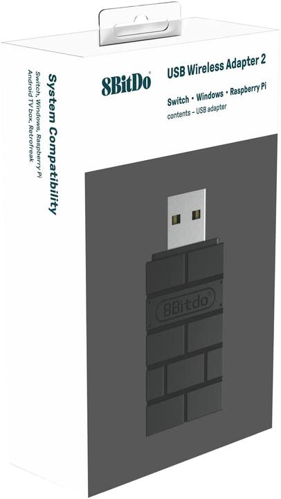 Actual product image 8bitdo USB Wireless Adapter 2 (Switch, Mac, Windows, Raspberry Pi 3, Android)