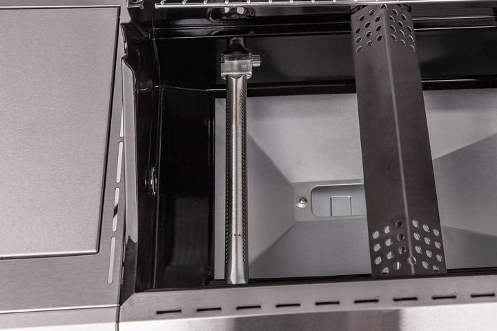Immagine prodotto Grillfürst G210G Griglia a gas a 2 fuochi con bruciatore ad alta temperatura e griglie in ghisa (7.60 kW)
