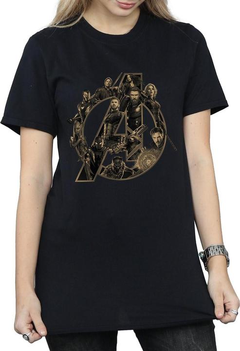Universal Textiles Logo Baumwolle Boyfriend TShirt