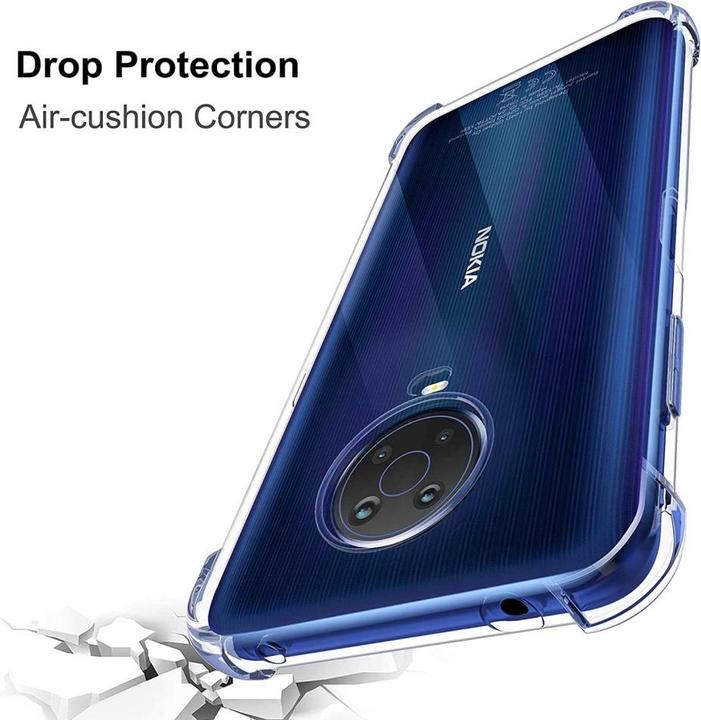 Actual product image Screenguard Nokia G20 Cover Crystal Soft Airbag Bumper (Nokia G20)