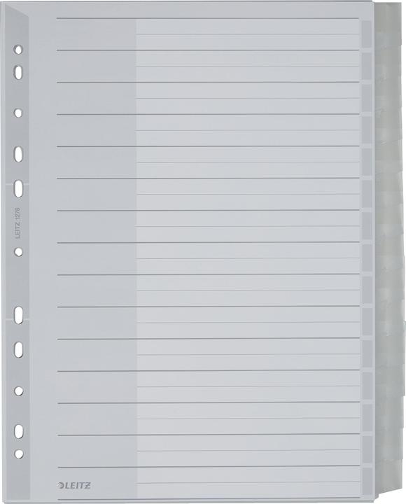 Immagine prodotto Leitz Registri di plastica, in bianco, A4 extra-largo, in 15 parti
