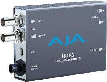 Image du produit AJA HDP3 Convertisseur 3G-SDI/HD-SDI/SDI vers DVI vidéo/audio