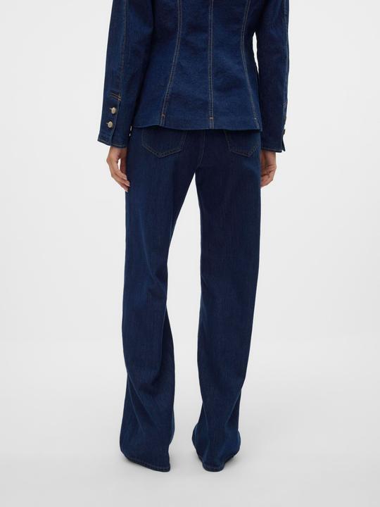 Image du produit Vero Moda VMTESSA Hohe Taille Weiter Beinschnitt Jeans Weit geschnitten (25)