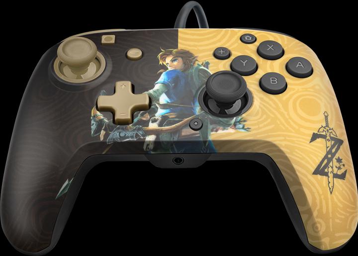 Actual product image PDP Controller Faceoff Deluxe+Audio Zelda Switch (Switch OLED, Switch)