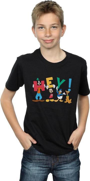 Actual product image Disney Boys Mickey Mouse Friends Hey T-Shirt (140, 146)