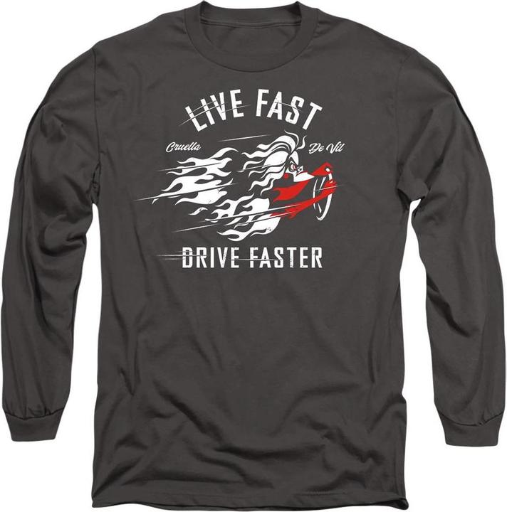 Disney Villains Live Fast Drive Faster TShirt