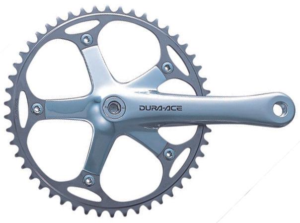 Actual product image Shimano Crankset DURA-ACE FC-77 167.5 mm without chainring (167.50 mm)