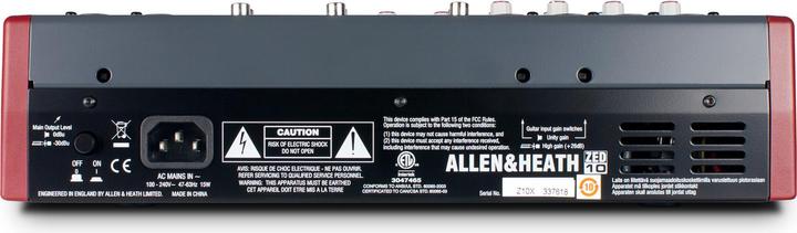 Actual product image Allen & Heath ZED-10 analoog mengpaneel (Studio- and Livemixer)