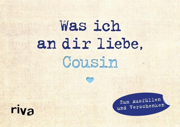 Immagine prodotto Was ich an dir liebe, Cousin - Miniversion (Tedesco, Alessandra Reinwarth, 2018)