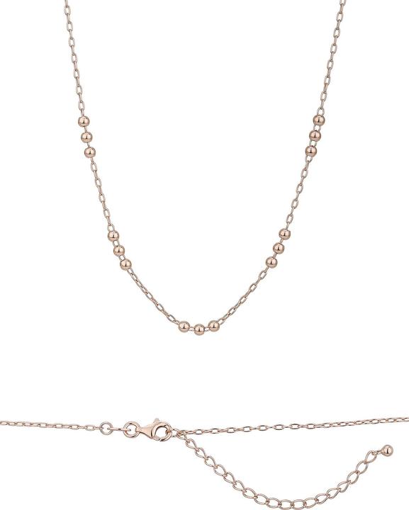 Immagine prodotto Leyda Collana a forma di palla (Argento 925 1 micron placcato oro rosa 18k)