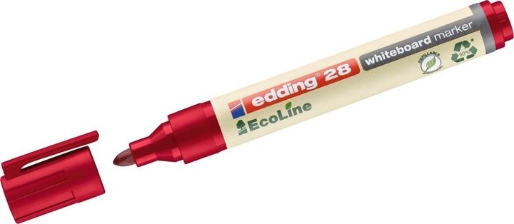 Image du produit Edding Marqueur pour tableau blanc 28 EcoLine (Rouge, 3 mm, 1 x)
