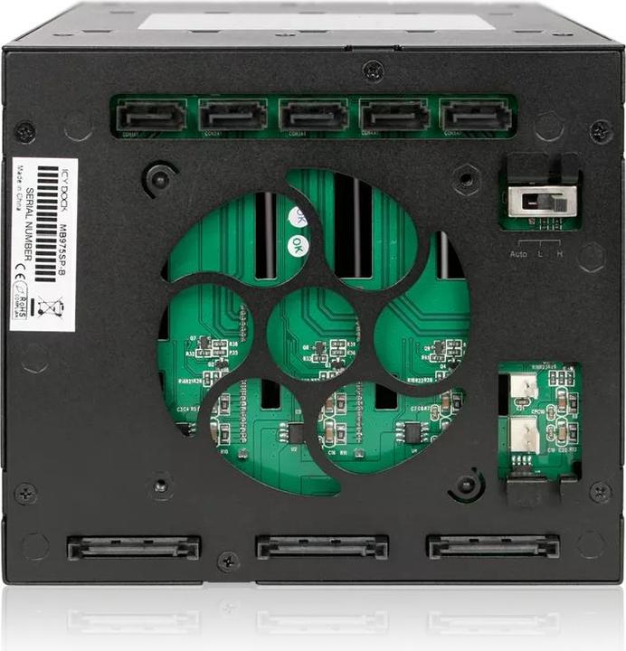 Produktbild Icy Dock FlexCage MB975SP-B R1 - Gehäuse für Speicherlaufwerke - 3.5" (8.9 cm)