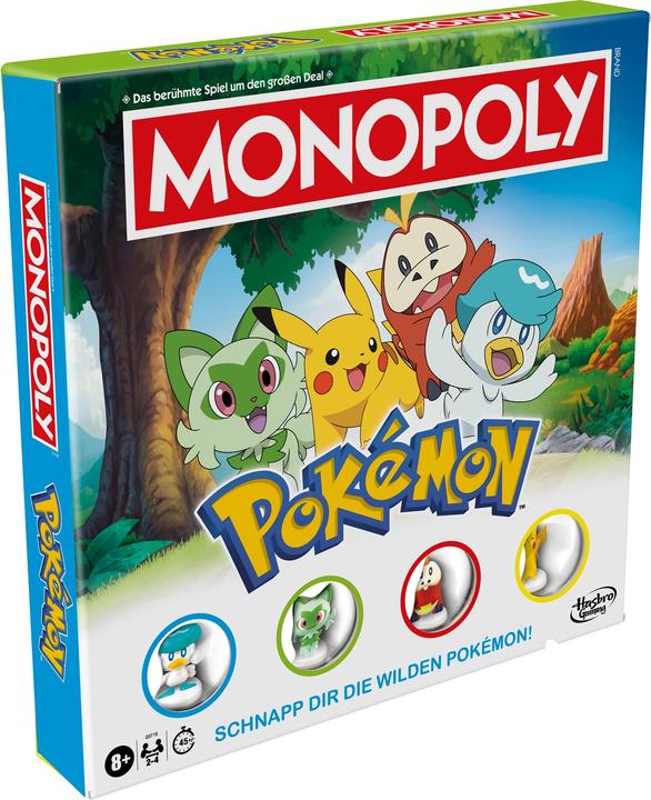 Actual product image Hasbro Gaming Monopoly Pokemon (German)