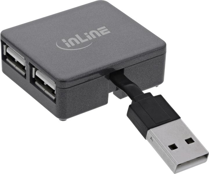 Actual product image InLine USB 2.0 4-Port Hub (USB-A, 4 Ports)