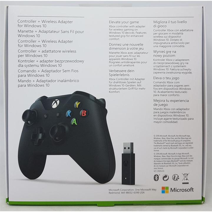 Produktbild Microsoft Xbox Controller + Wireless Adapter (PC, Xbox One X, Xbox Series X, Xbox One S, Xbox Series S)