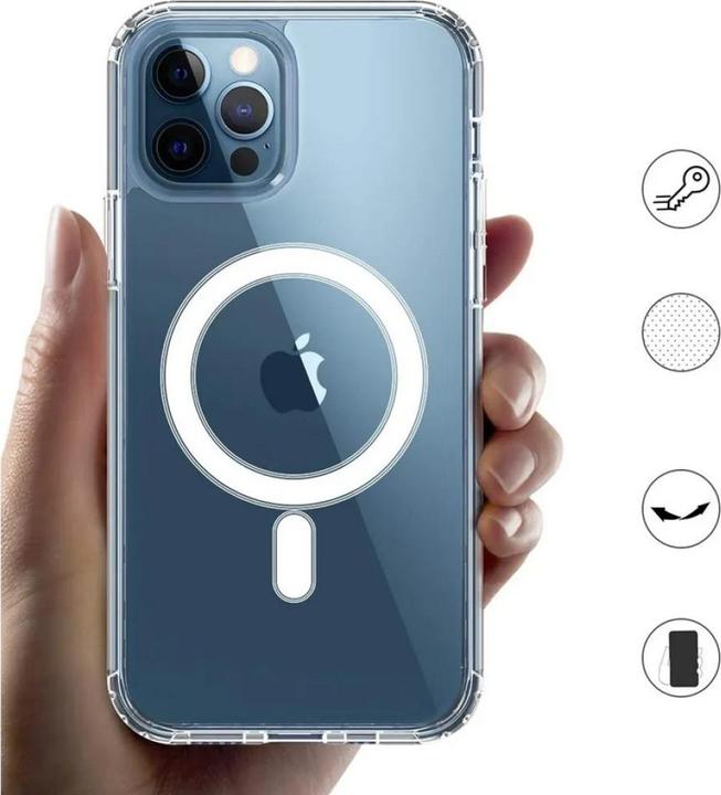 Immagine prodotto Screenguard Custodia magnetica Apple iPhone 12 Pro Clear Cover MagSafe (Apple iPhone 12 Pro)