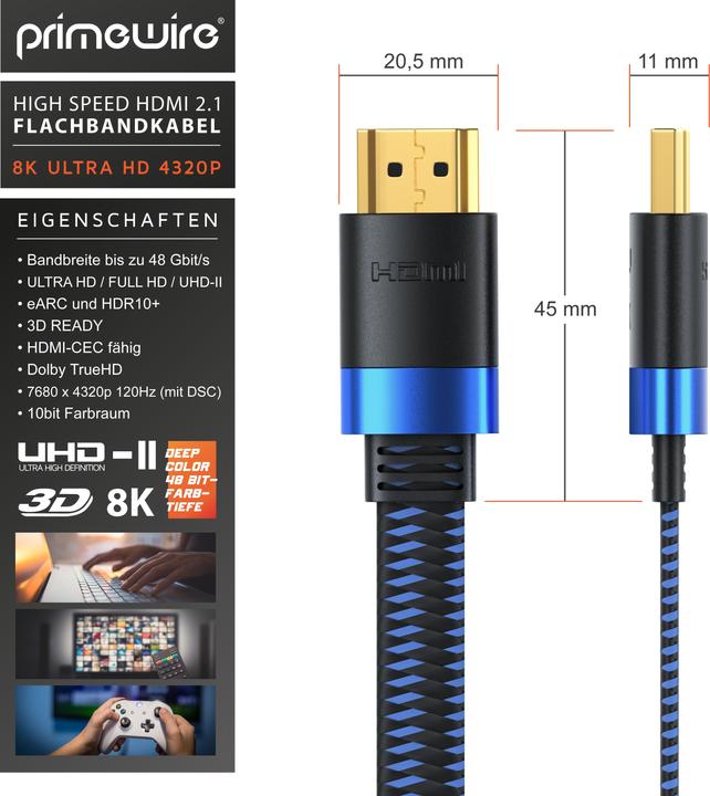 Image du produit Primewire HDMI – HDMI (2 m, HDMI)