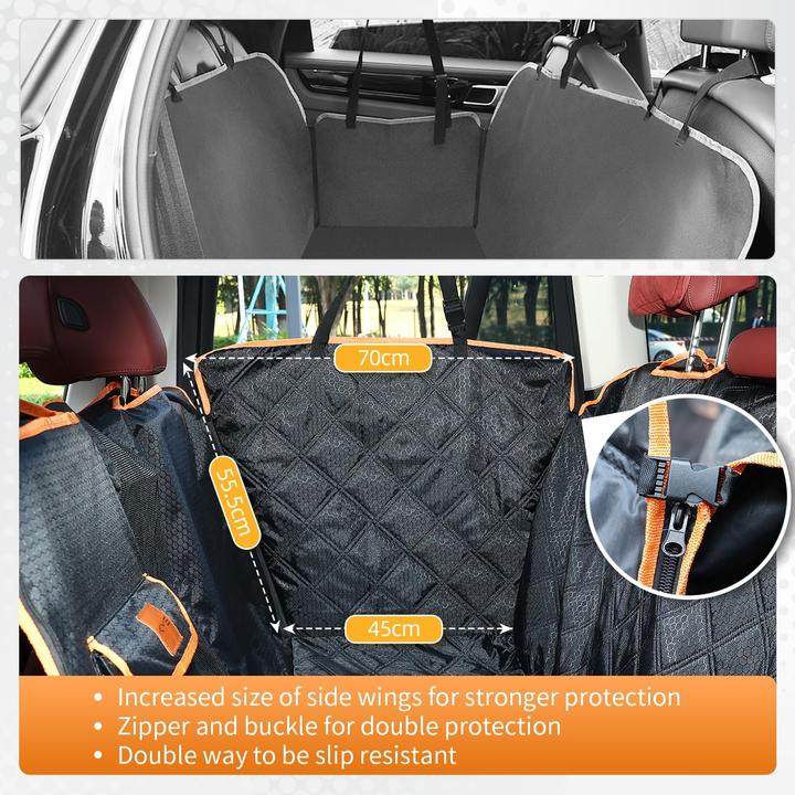 Actual product image KYG Waterproof car seat cover (Cat, Dog, Foldable, Breathable)
