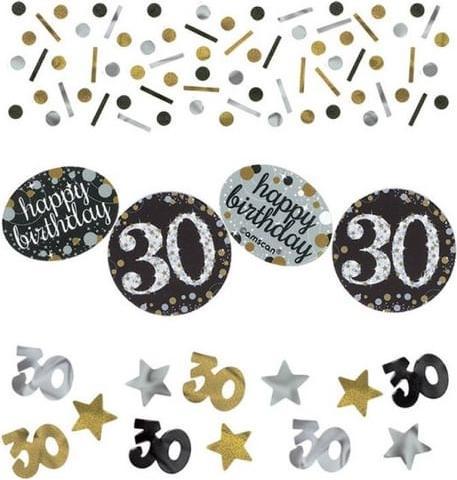 Produktbild Amscan 30 Jahre "Fröhlicher Geburtstag"