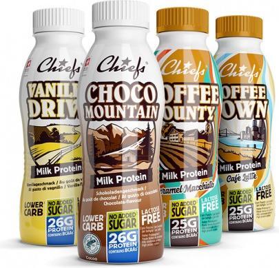 Produktbild Chiefs Milk Protein (Erdbeere, 8 x)