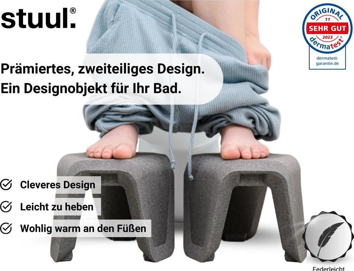Produktbild Stuul Basalt Toilettenhocker
