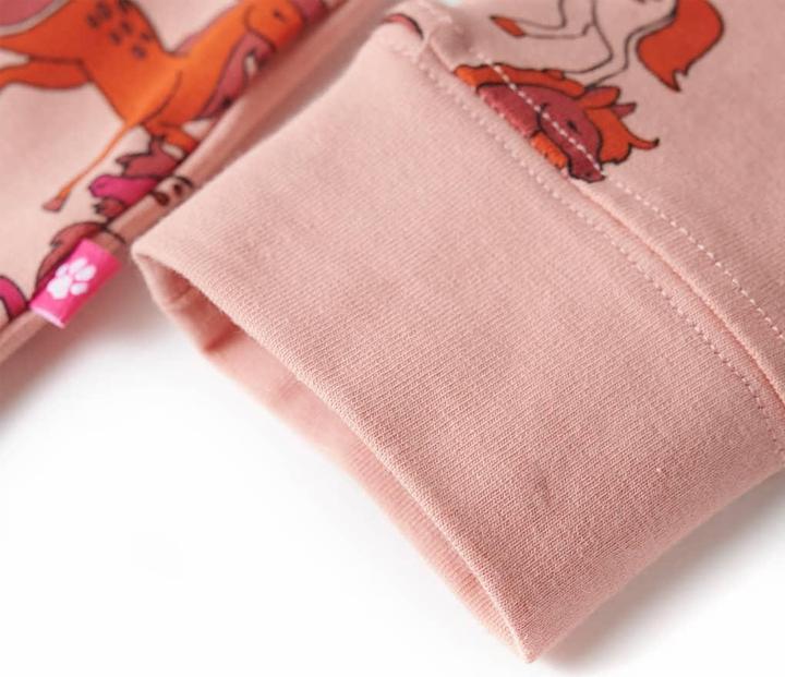 Produktbild VidaXL Kinderpyjama mit Langen Ärmeln Hellrosa 92,Material: 95 (92)