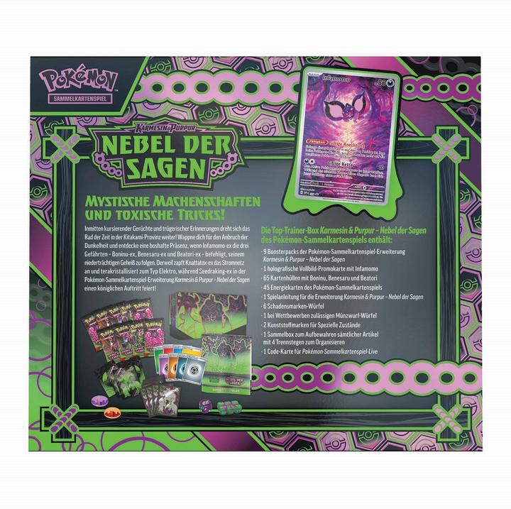 Actual product image Pokémon POK Karmesin & Purpur 06.5 Top-Trainer Box (German, Elite / Top Trainer Box)