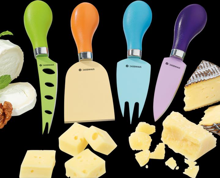 Immagine prodotto Zassenhaus 071139 Coltello da cucina in acciaio inossidabile per affettare il formaggio (19 cm)
