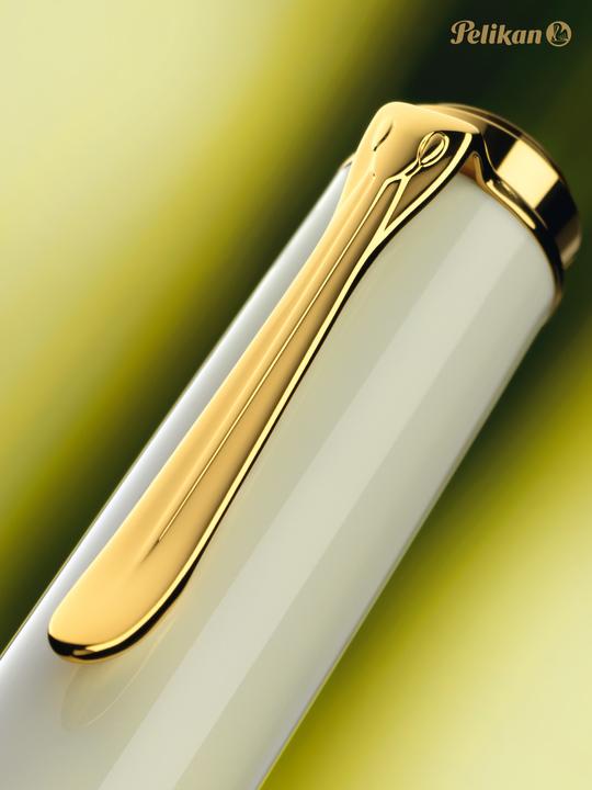 Image du produit Pelikan Füllhalter M400 (Or, Blanc, 1 x)