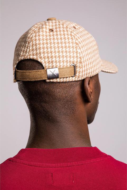Produktbild Béton X Ciré kappe mit gebogenem schirm houndstooth (S/M)