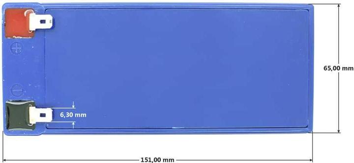 Produktbild Ultracell UL9-12 12V 9Ah 6,3mm Faston Bleiakku AGM Blei Gel Akku (12 V, 9 Ah)