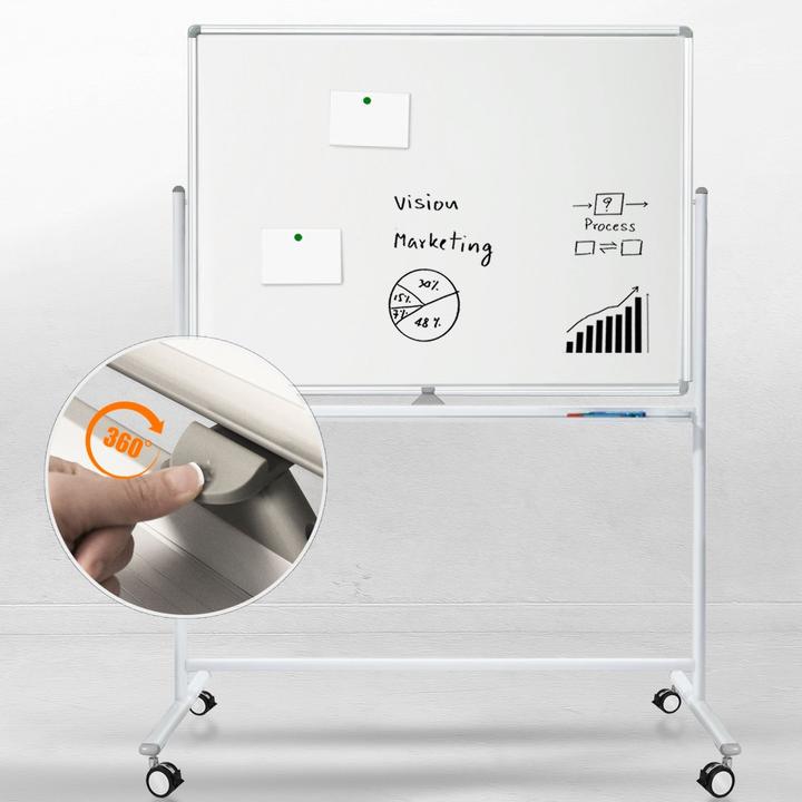 Immagine prodotto Office Marshal Whiteboard Mobil (150 x 100 cm)