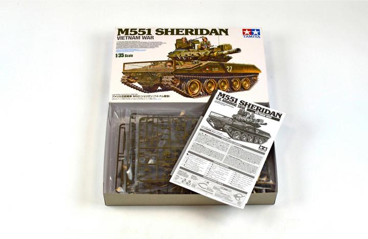 Actual product image Tamiya 1/35 U.S M551 Sheridan (Vietnam)