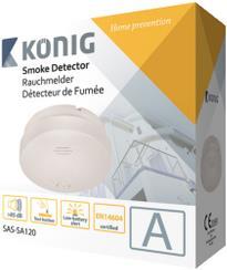 Produktbild König Batteriebetriebener Rauchmelder