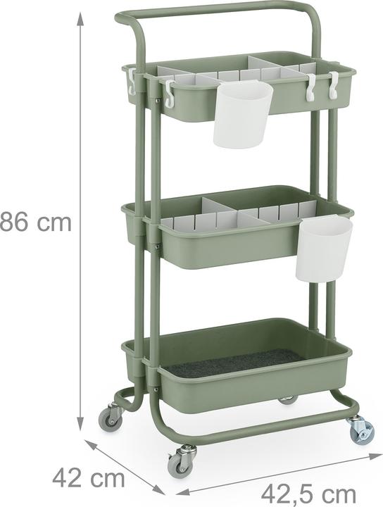 Actual product image Relaxdays Trolley