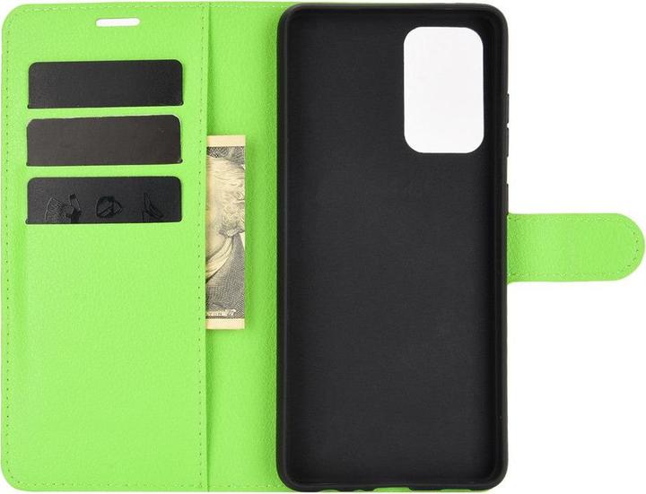 Actual product image Cover-Discount Galaxy A52 - Leather case cover green (Samsung Galaxy A52)