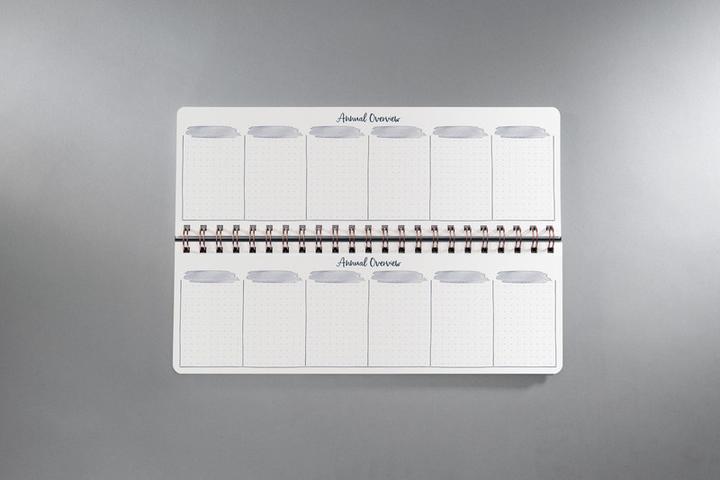 Actual product image Sigel Desk Calendar Undated Underwater Mirac (Across, Hardcover, English)