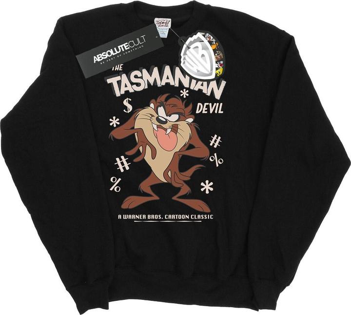 Looney Tunes Vintage Tasmanian Devil Sweatshirt Mädchen
