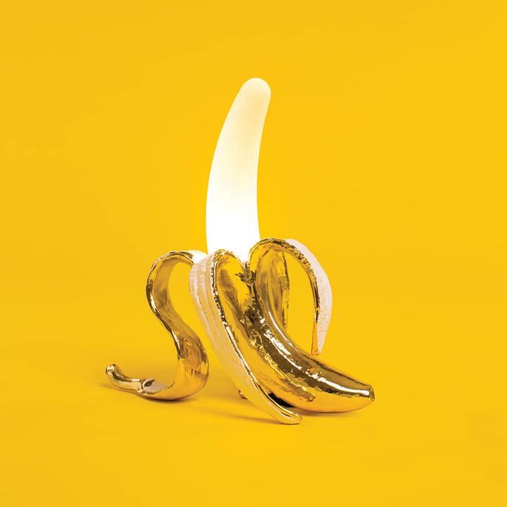 Immagine prodotto Seletti Banana Lamp Louie lampada da tavolo oro (480 lm, E14)