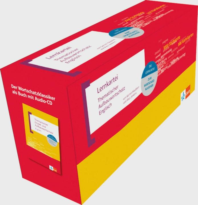 Produktbild Thematischer Aufbauwortschatz Englisch, Lernkarten