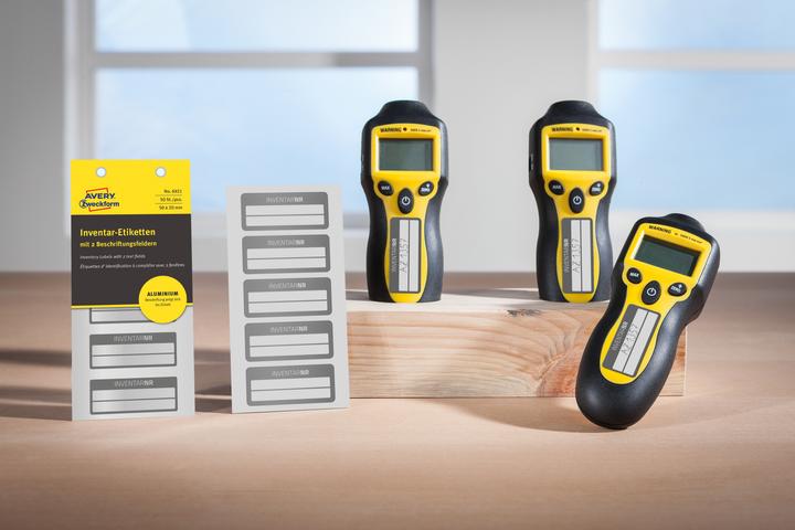 Produktbild Avery Inventar-Etiketten Aluminium-Folie