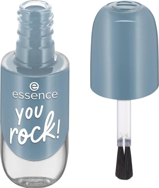 Produktbild essence Gel Nail Colour 64 YOU rock! (Grau, Gel-Effekt Nagellack)