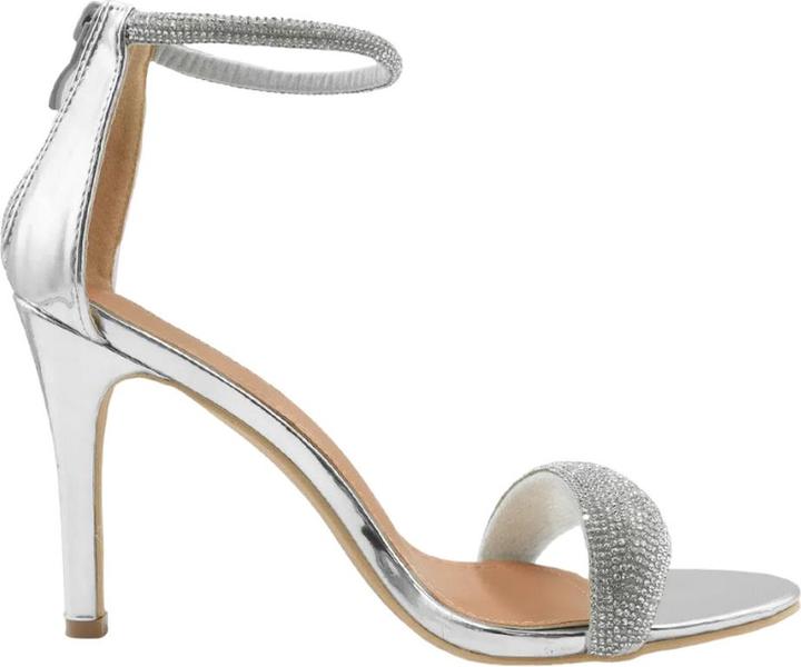 Actual product image Where's That From Womens/Ladies Sabra Faux Leather Wide High Heel Sandals (38)