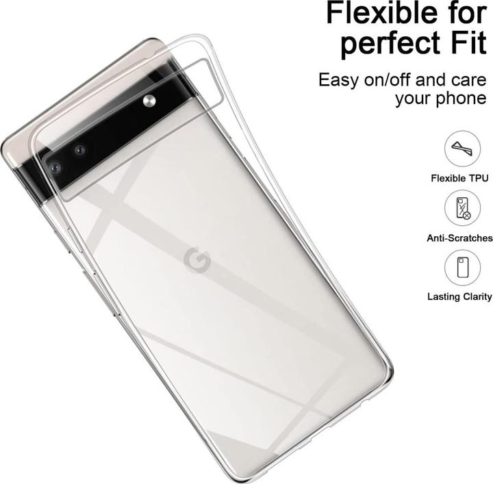 Actual product image Screenguard Google Pixel 6a Flexible TPU Clear Case (Google Pixel 6a)
